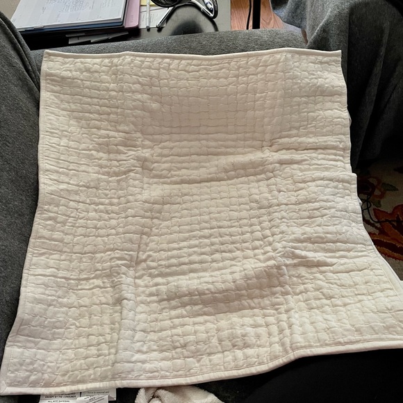 🆕 Pottery Barn Classic Ivory Pick-Stitch Handcrafted Cotton/Linen Sham NWOT - Picture 5 of 8